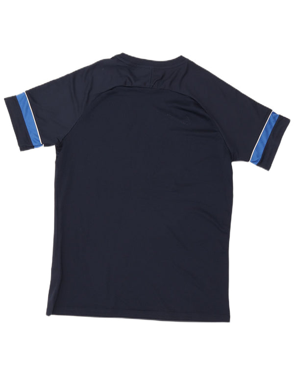 T-shirt Nike Dri Fit da uomo, taglia grande, in poliestere color block blu navy