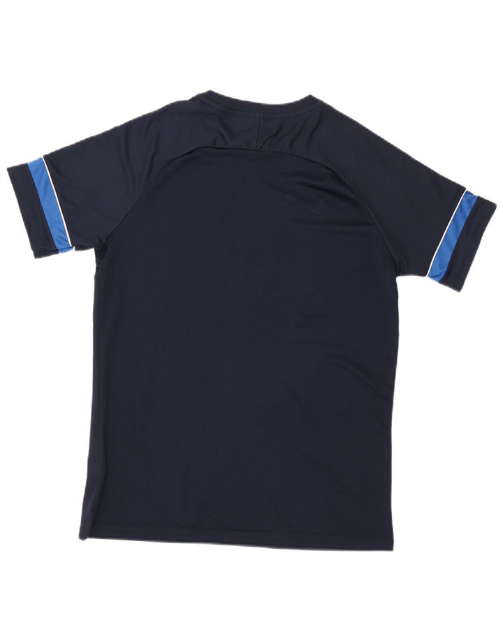 T-shirt Nike Dri Fit da uomo, taglia grande, in poliestere color block blu navy