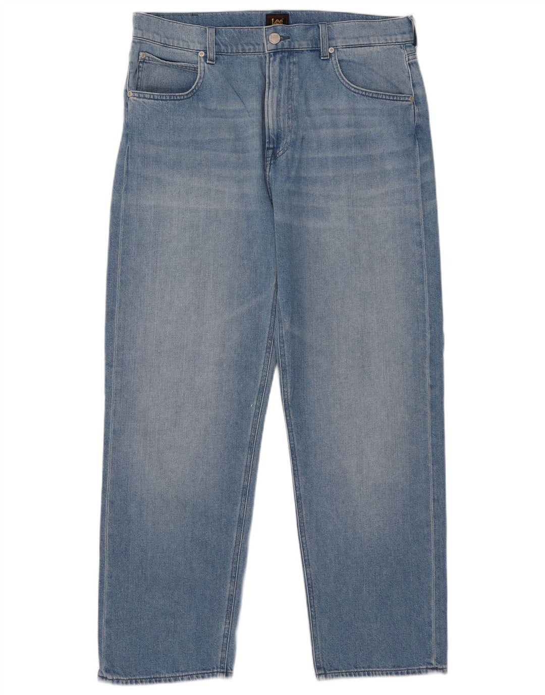 Jeans dritti da donna Lee W34 L29 cotone blu