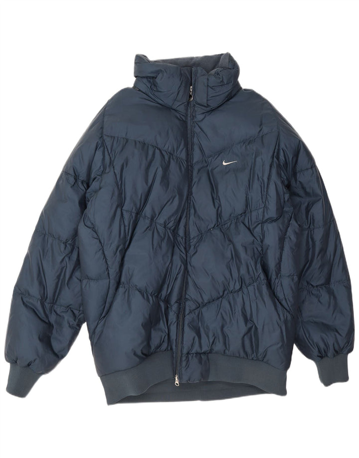 Giacca imbottita da uomo Nike UK 47/48 2XL nylon blu navy