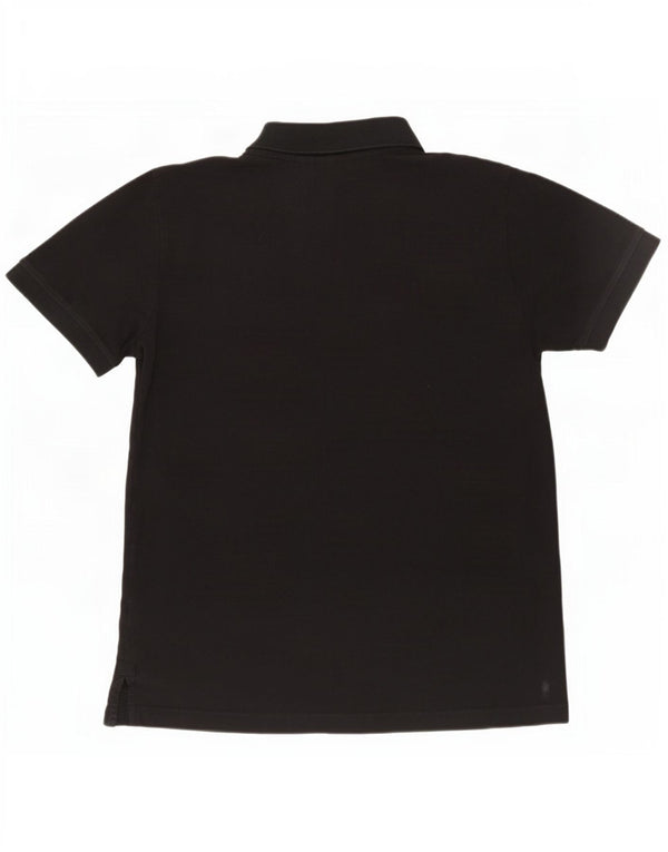 Polo Kappa Uomo Large Nera In Cotone