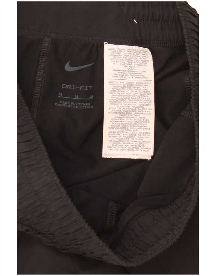 Pantaloncini sportivi Nike da donna Dri Fit UK 12 medio nero poliestere