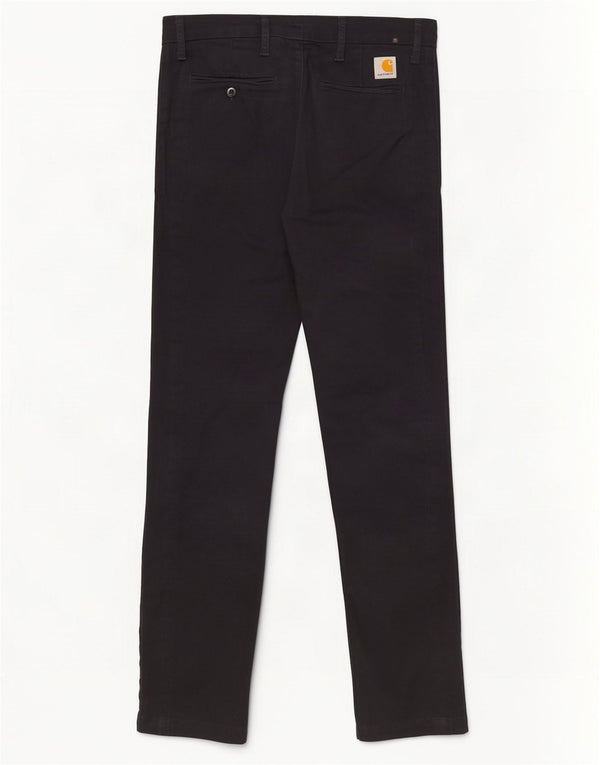 Pantaloni chino slim da uomo Carhartt W30 L32 cotone blu navy