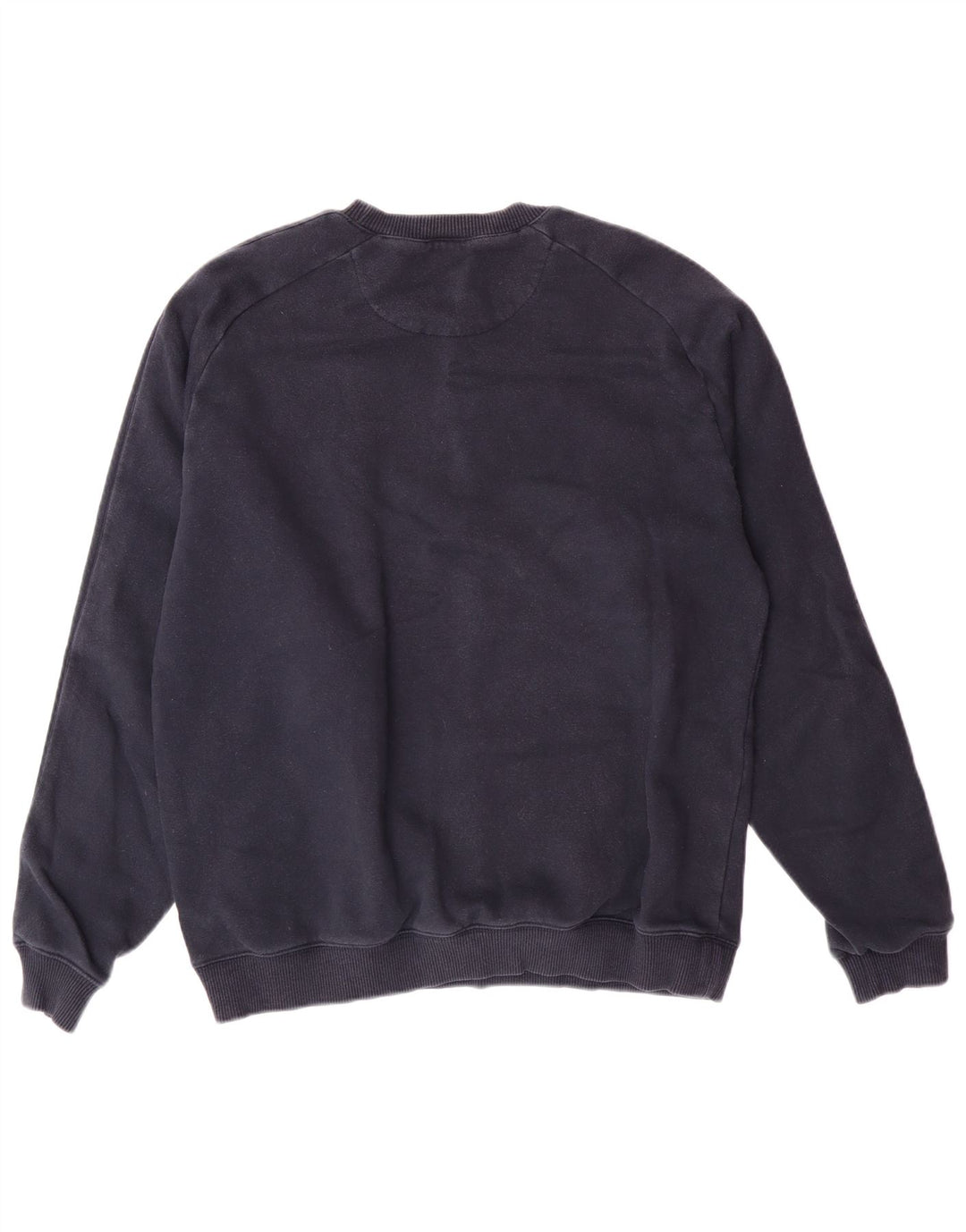 Felpa grafica da uomo NIKE Maglione UK 39/41 Cotone medio blu navy