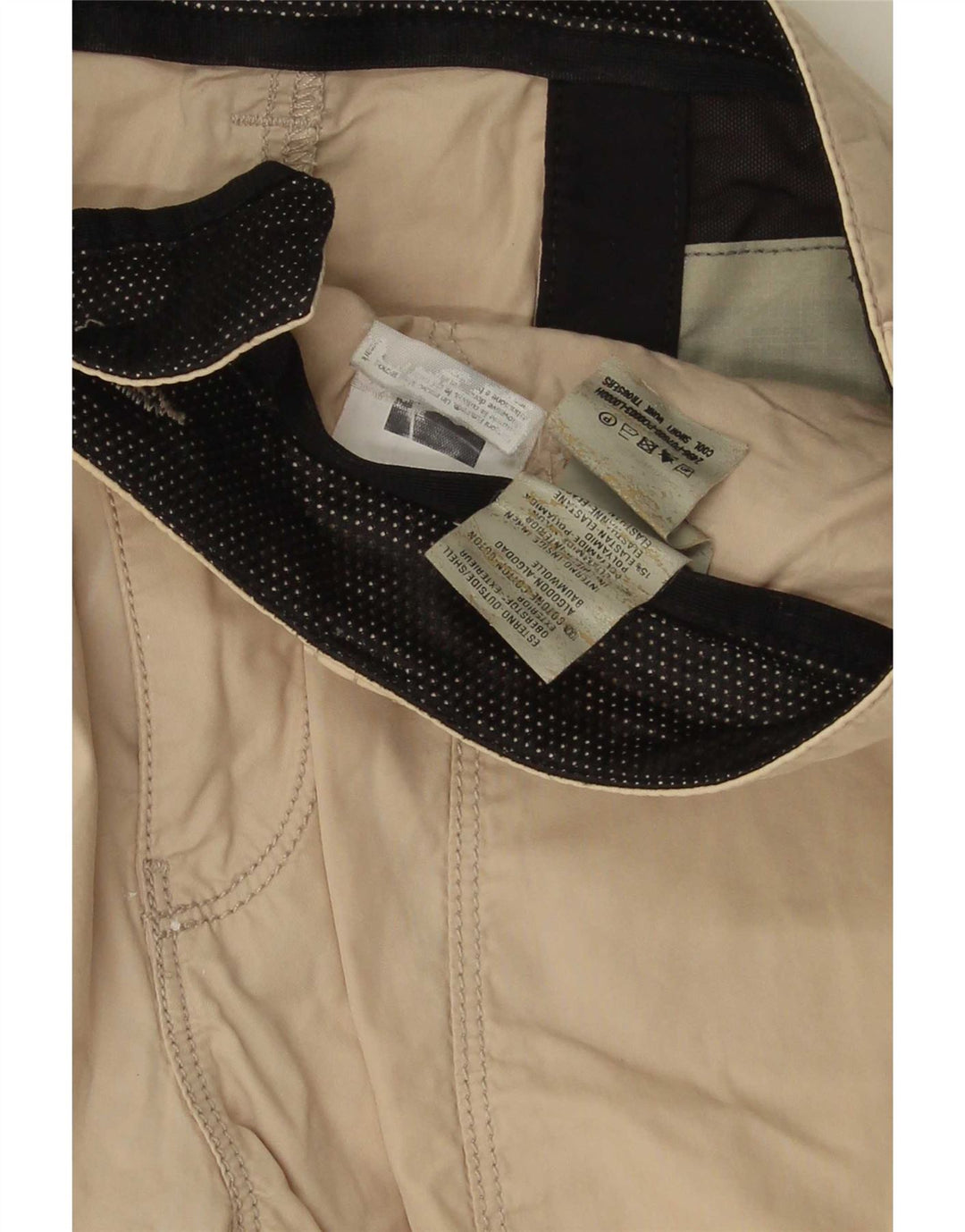 Pantaloncini chino da uomo Refrigiwear W34 Large in cotone beige