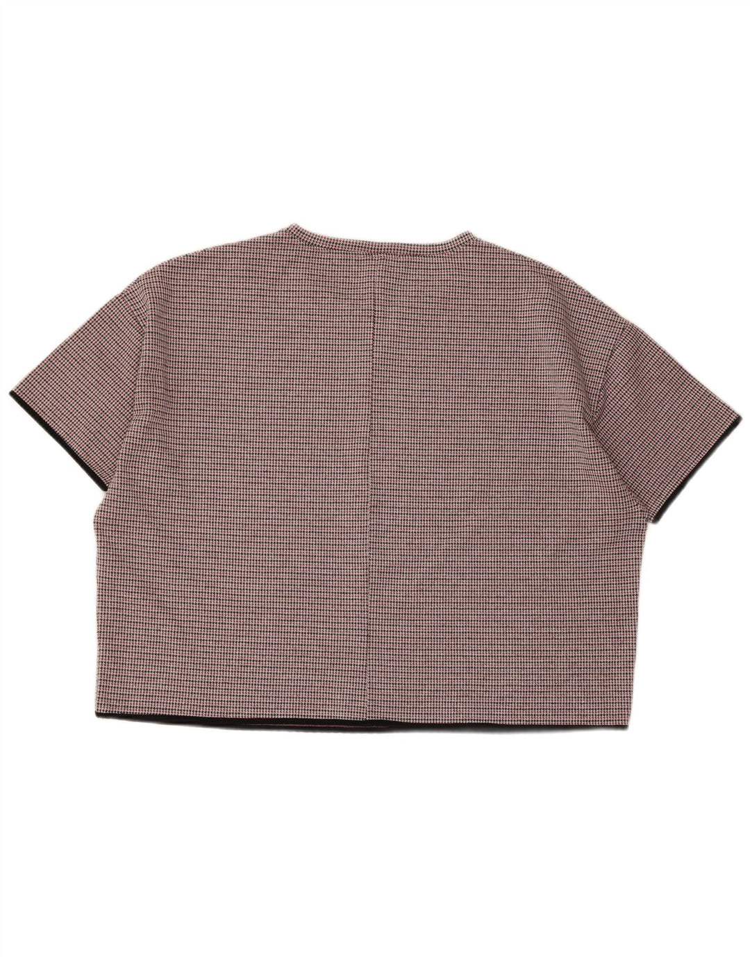 Camicetta oversize da donna Zara Top UK 14 grande pied de poule marrone