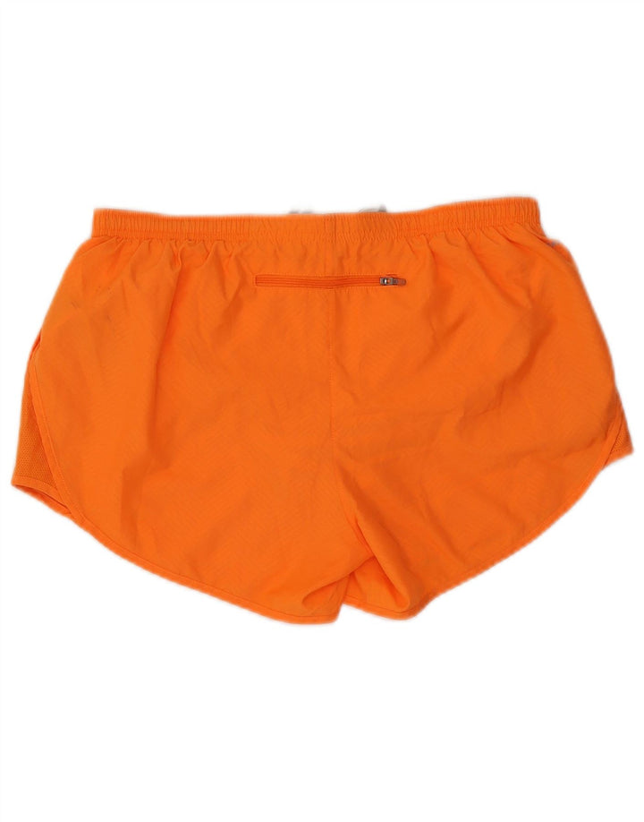Pantaloncini sportivi Nike Dri Fit da donna UK 18 XL arancione poliestere