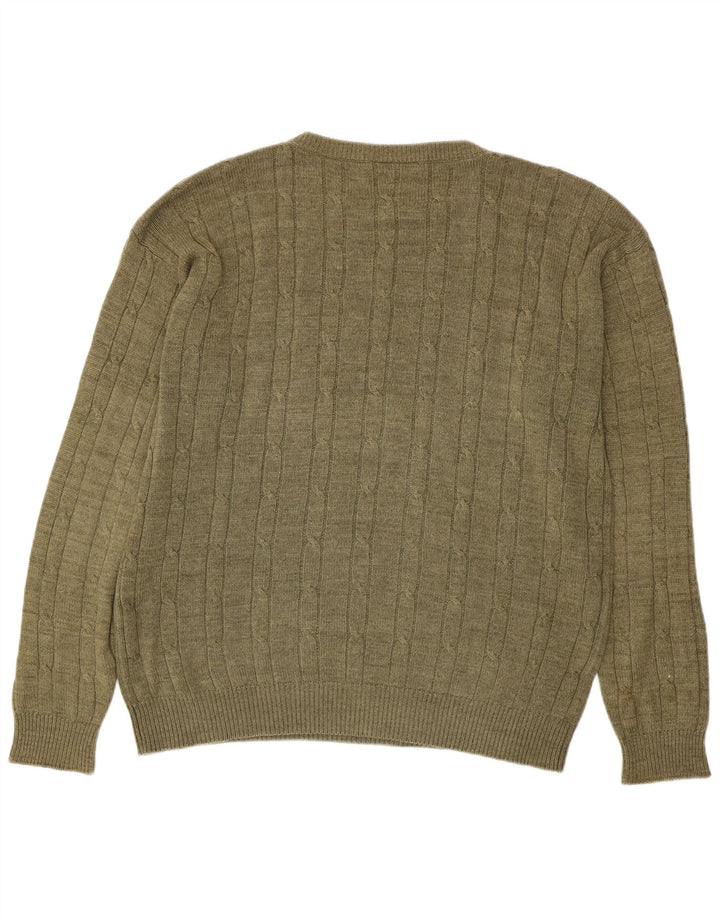 Maglione maglione girocollo da uomo MC Gregor medio kaki