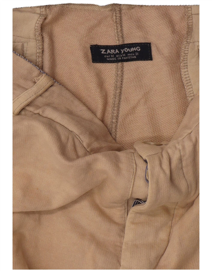Pantaloni chino slim fit da uomo Zara medi W34 L32 Beige