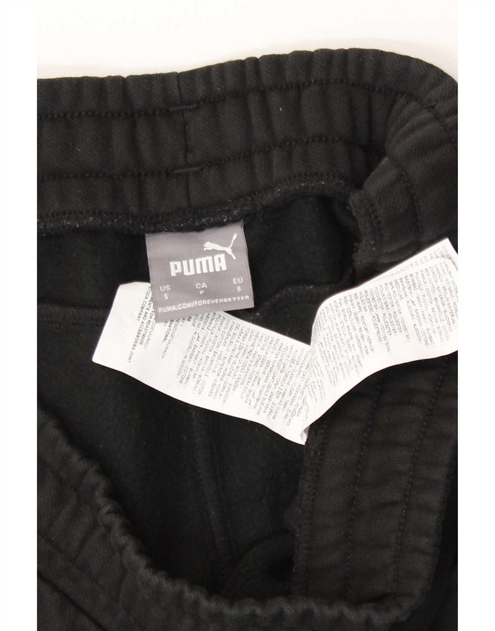 Pantaloni da tuta da uomo Puma Joggers piccoli in cotone nero