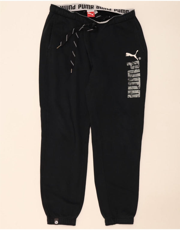 Pantaloni da tuta grafica da uomo Puma Joggers grandi in cotone nero