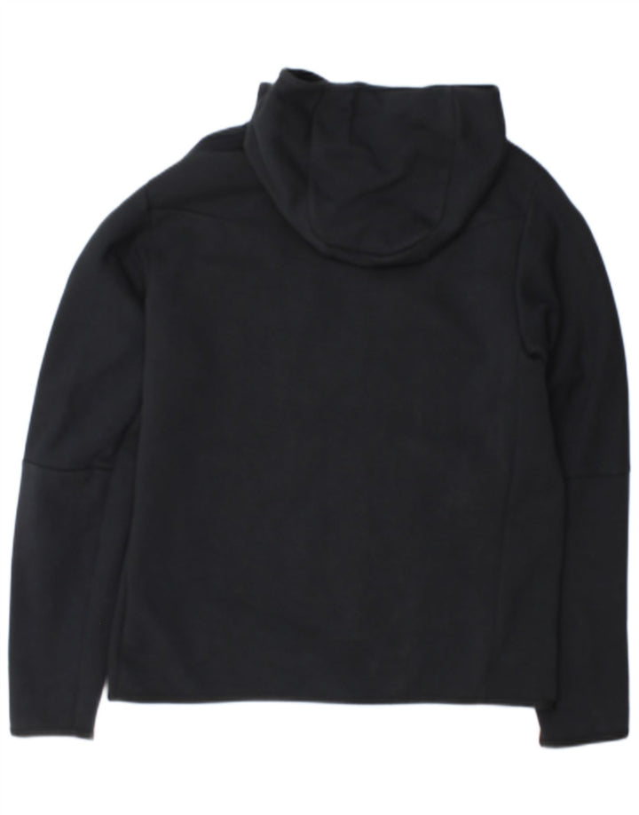 Felpa con cappuccio e zip Nike da uomo in cotone color block medio blu navy