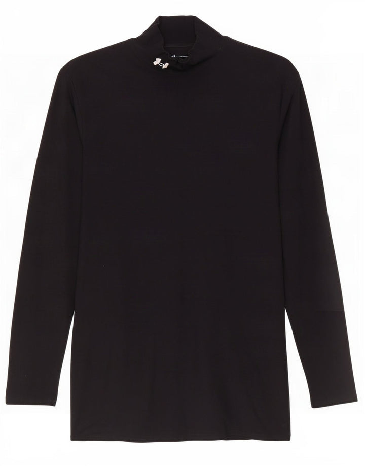 Maglia da uomo Under Armour a maniche lunghe in nylon nero medio