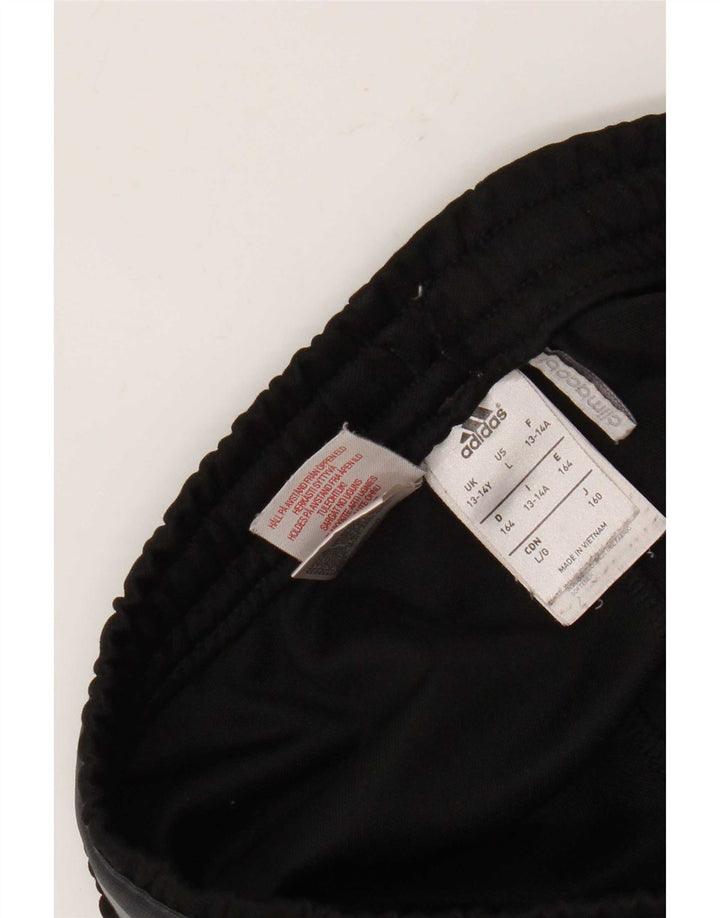 Pantaloni della tuta Adidas Climacool da ragazzo 13-14 anni in poliestere nero