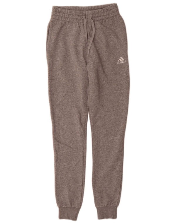 Pantaloni da tuta da donna Adidas Joggers UK 0/2 2XS Cotone chiazzato grigio