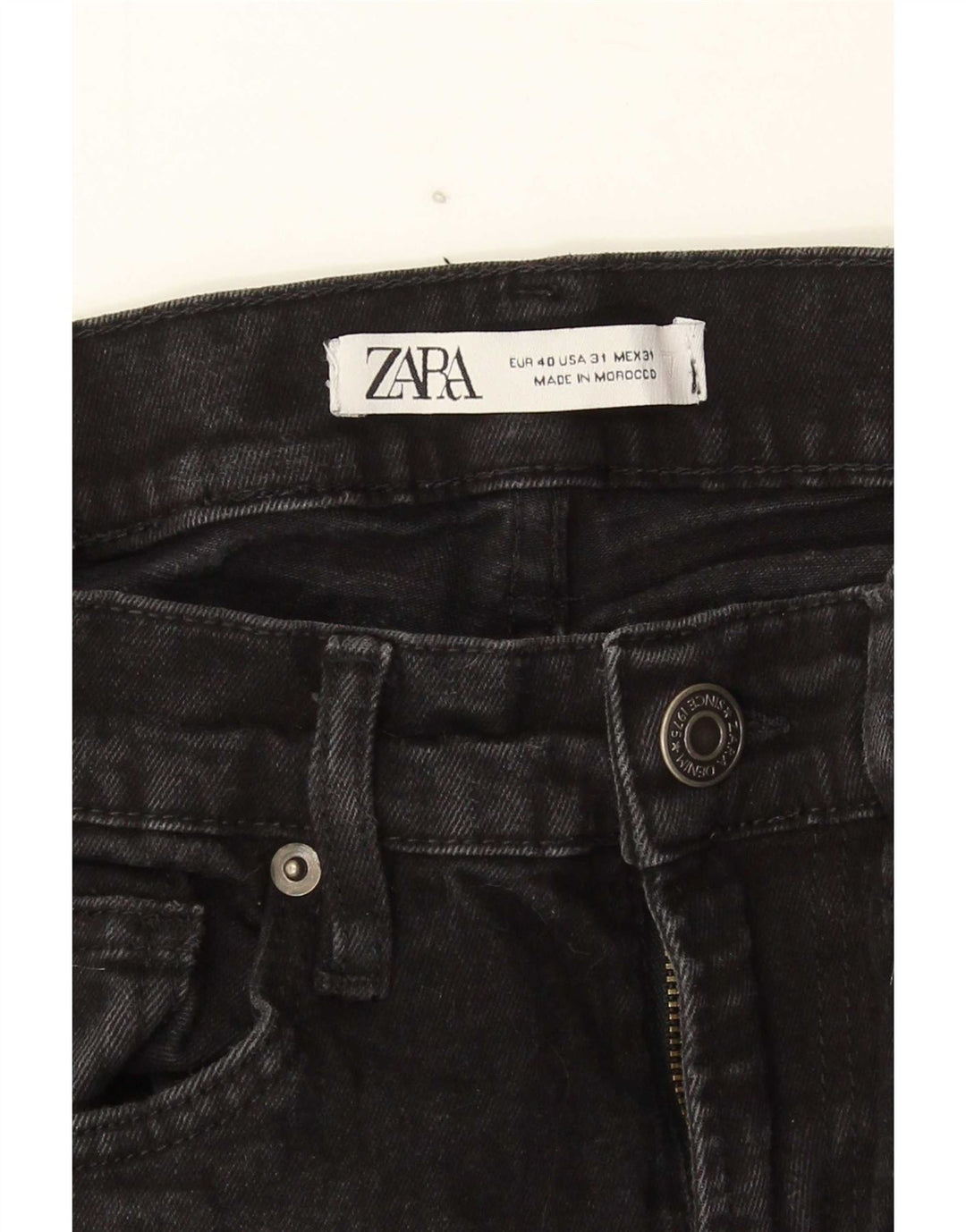 Jeans skinny da uomo Zara EU 40 medi W31 L30 neri