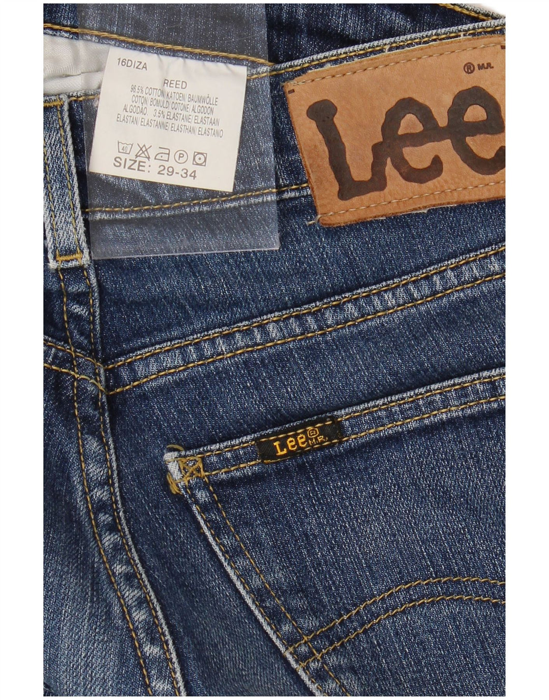 Jeans bootcut REED da uomo LEE W29 L34 in cotone blu