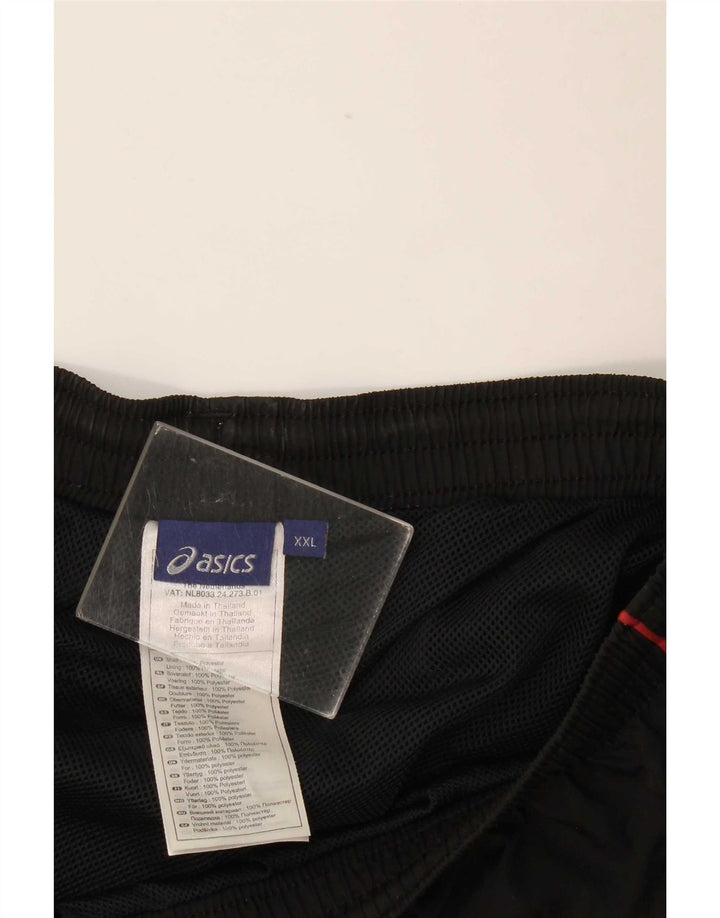 Pantaloncini sportivi da uomo Asics 2XL Poliestere color block nero