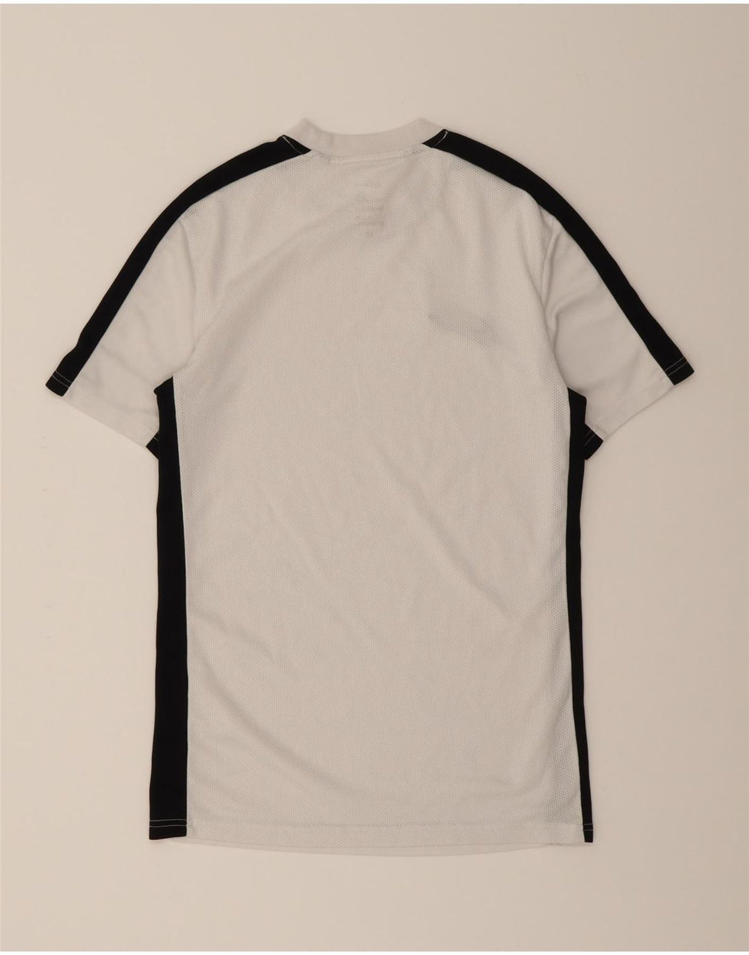 NIKE Womens Dri Fit T-Shirt Top UK 10 Small White Colourblock Polyester Vintage Nike and Second-Hand Nike from Messina Hembry 