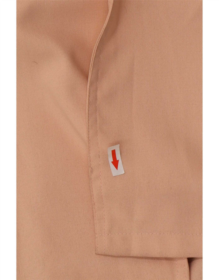 Soprabito aperto da donna vintage UK 16 grande rosa