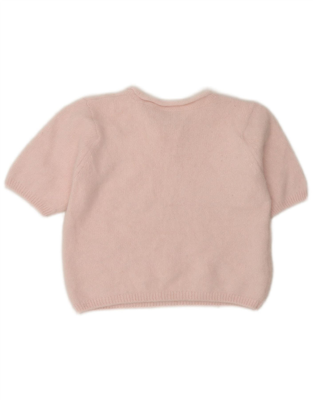 Maglione maglione girocollo a maniche corte da donna Marks & Spencer UK 10 Small Pi