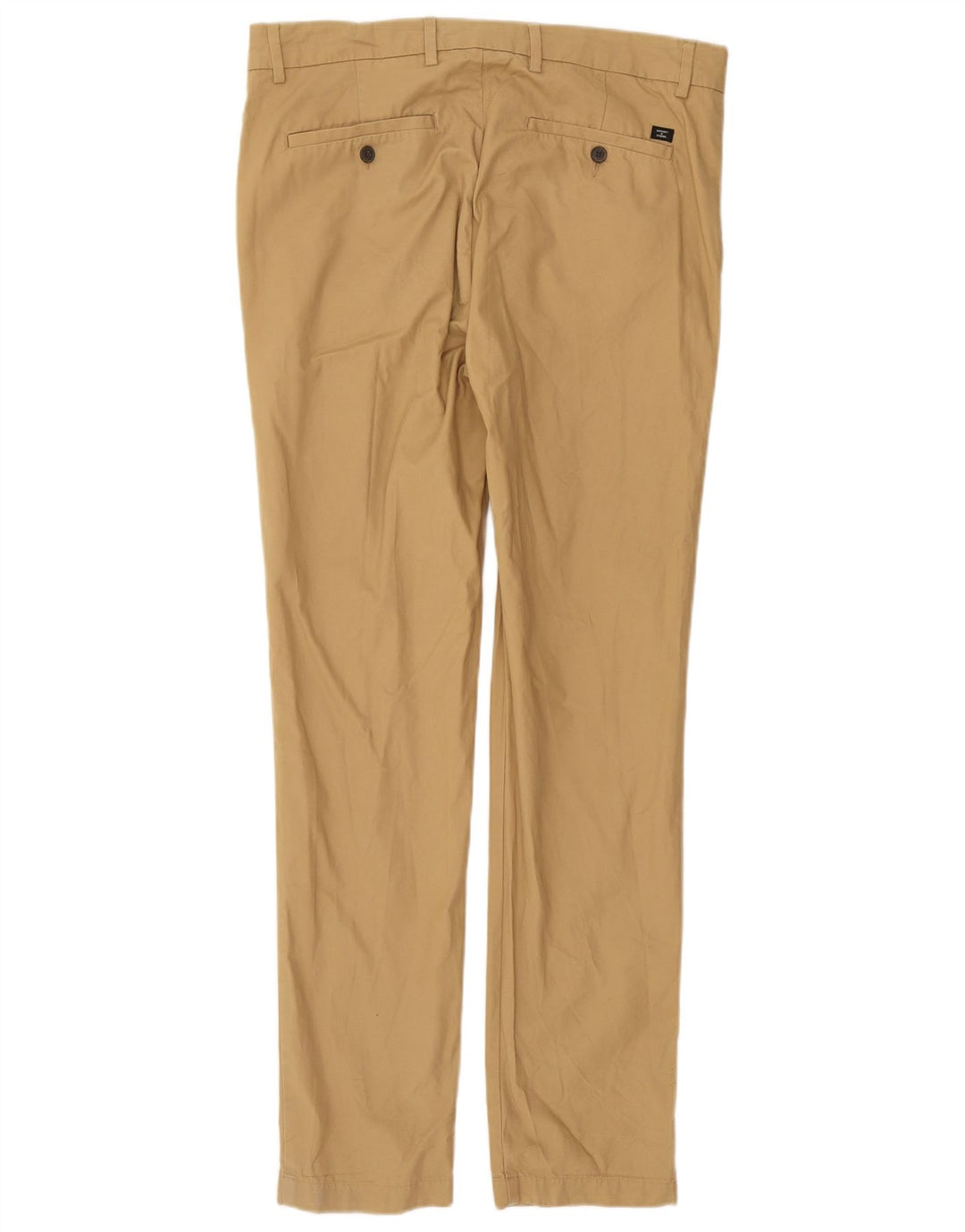 Pantaloni da abito slim da uomo Superdry W34 L32 in cotone beige
