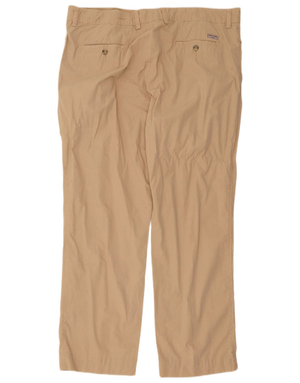 Pantaloni casual dritti da uomo Pierre Cardin IT 54 2XL W42 L31 Cotone beige