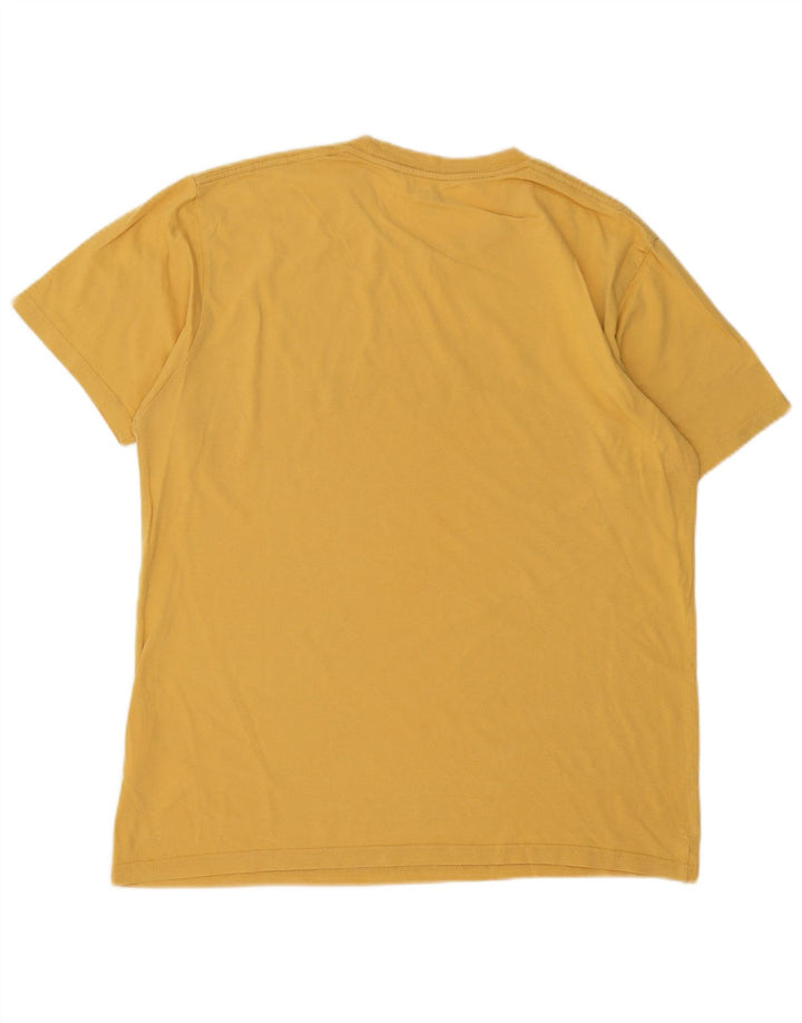 T-shirt grafica da uomo Vans Top in cotone giallo medio