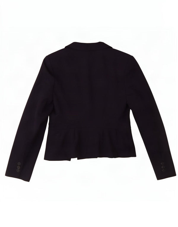 Giacca blazer da donna a 1 bottone Hobbs UK 12 media lana blu navy