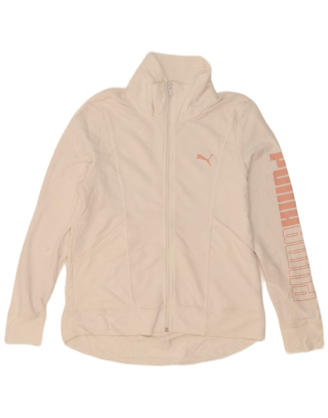 Giacca sportiva da donna con grafica Puma UK 14 Medium Bianca