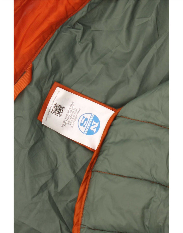 Giacca imbottita con cappuccio da uomo North Sails UK 40 Large Arancione Poliestere