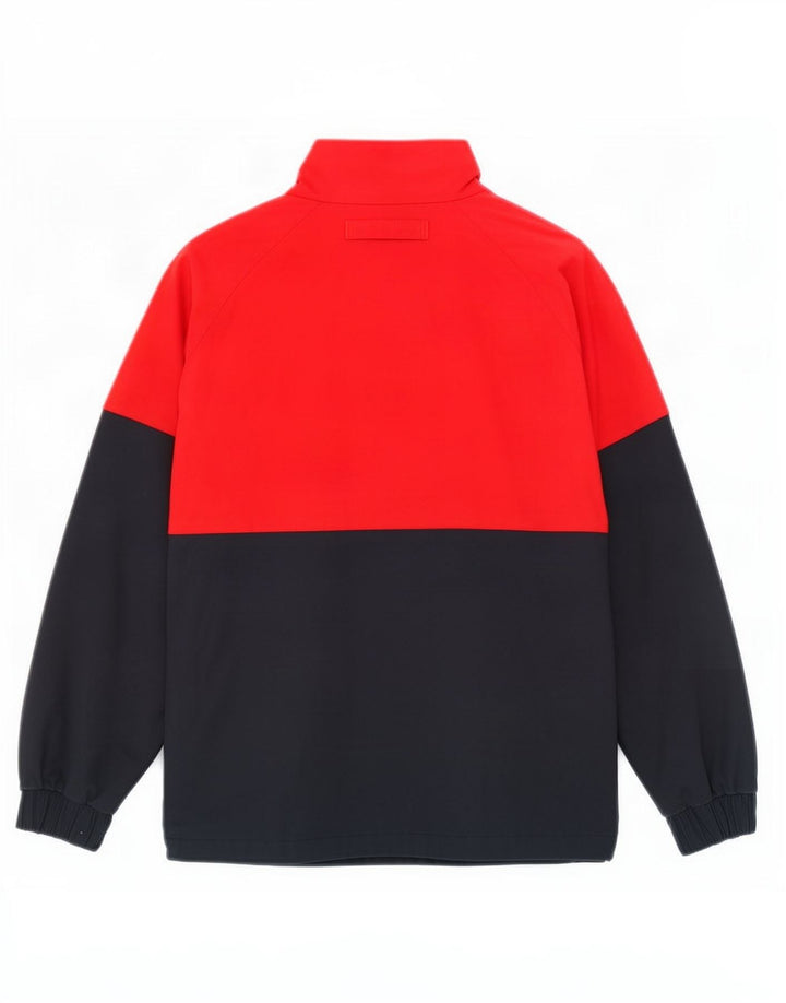 Giacca da ginnastica da uomo Jack Wills piccola in cotone color block blu navy