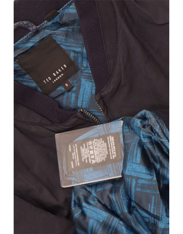 Giubbotto bomber da donna Ted Baker taglia 5 XL poliestere blu navy