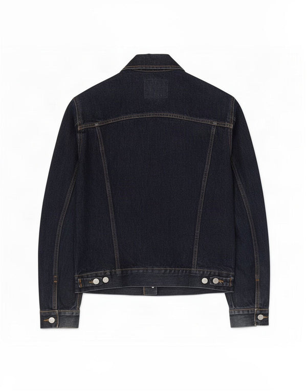 Giacca di jeans da uomo Indian Rags UK 38 cotone blu navy medio