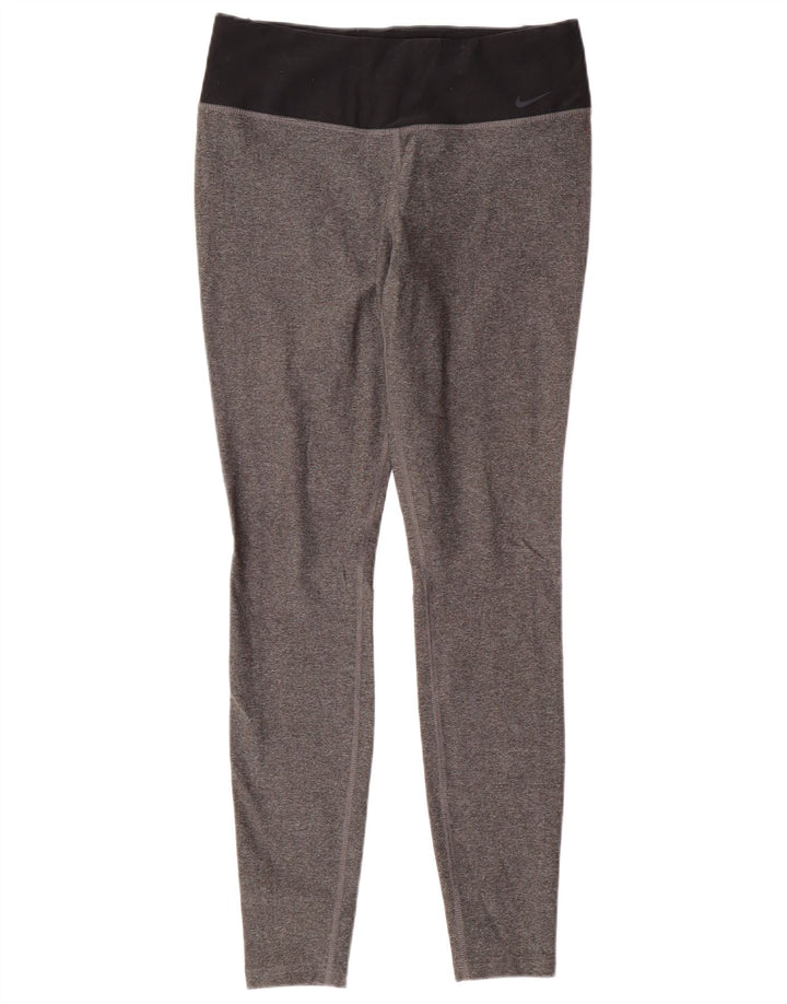 Leggings Dri Fit da donna NIKE UK 12 Poliestere color block grigio medio