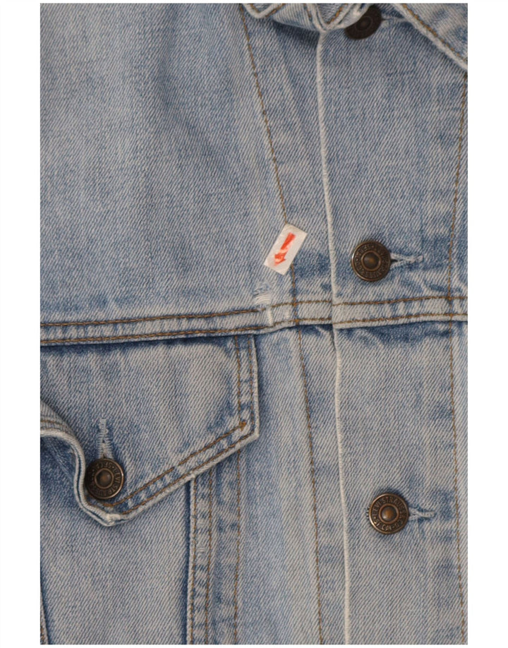 Giacca di jeans da uomo Levi's UK 40 grande cotone blu