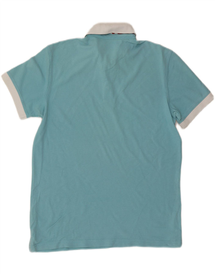 Polo da uomo NAPAPIJRI XL in cotone color block blu