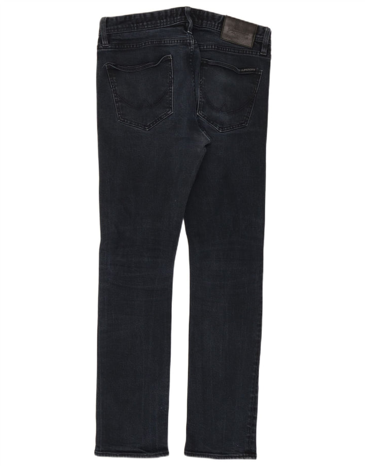 Jeans uomo corporal slim Superdry W32 L32 cotone blu navy