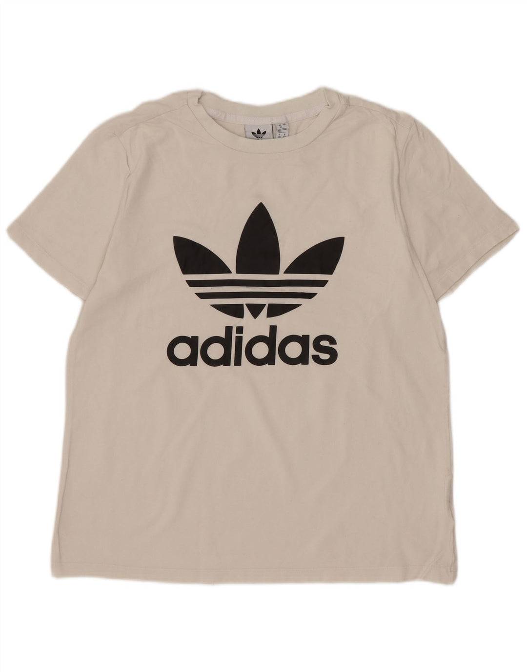 T-shirt grafica da donna Adidas Top UK 12 Medium White