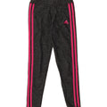 ADIDAS Girls Leggings 7-8 Years  Grey Flecked Polyester Vintage Adidas and Second-Hand Adidas from Messina Hembry 
