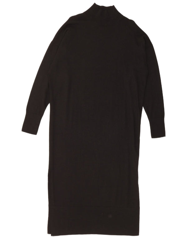 Abito maglione oversize maxi da donna Cos UK 10 piccolo in lana nera