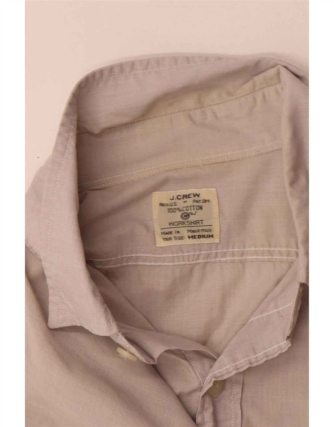 Camicia da uomo J. Crew in cotone beige medio