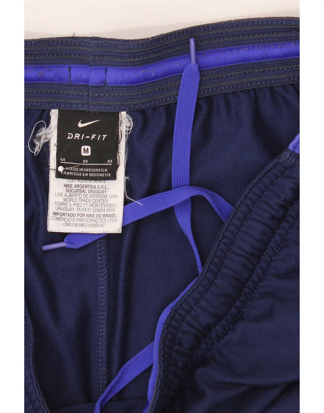 Pantaloni da tuta Nike Dri Fit da uomo, poliestere color block medio blu navy