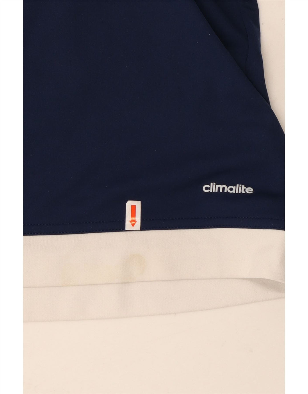 T-shirt ADIDAS da uomo Climalite Top medio in poliestere color block blu navy