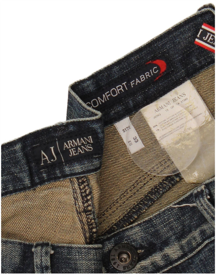 Jeans slim da uomo Armani W33 L28 cotone blu