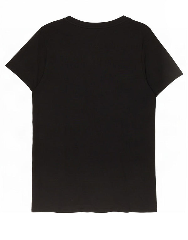 T-shirt grafica Nike da donna Top UK 10 Small Black Spotted Cotton