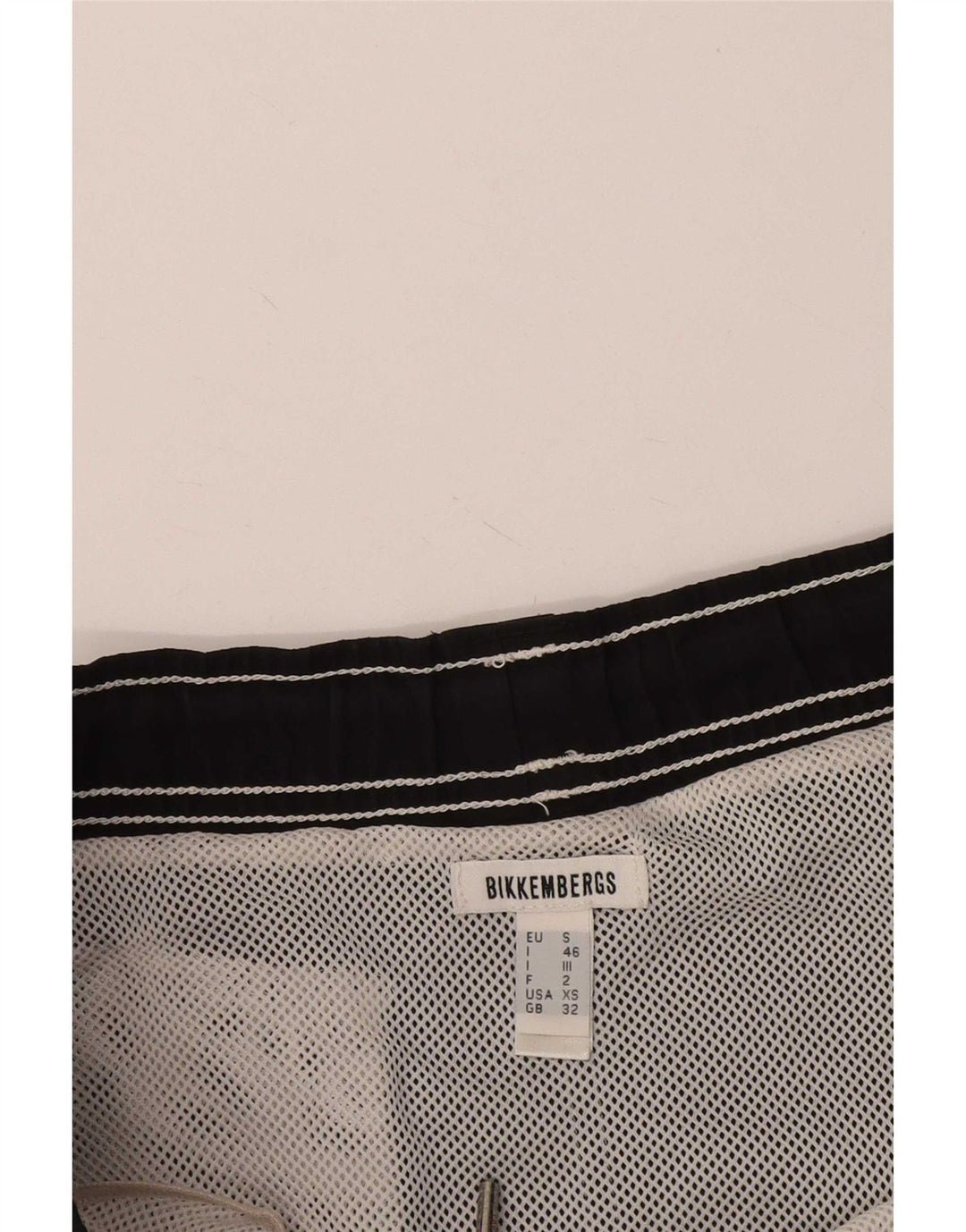 Pantaloncini da bagno grafici da uomo Bikkembergs poliestere nero medio
