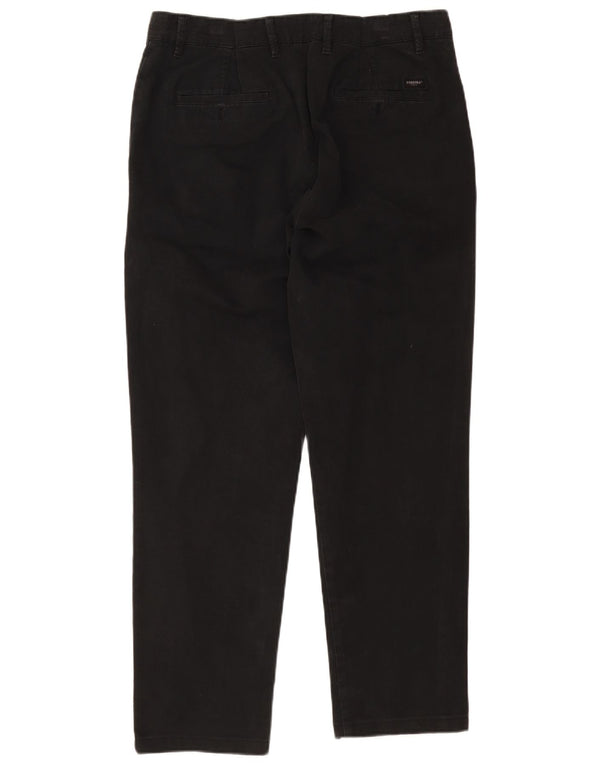 Pantaloni chino dritti da uomo Carrera W38 L31 cotone nero