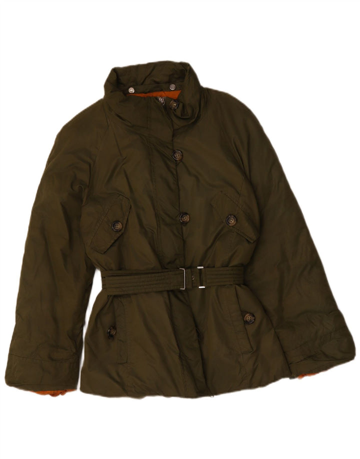 Giacca imbottita da weekend Max Mara da donna UK 14 poliestere kaki medio