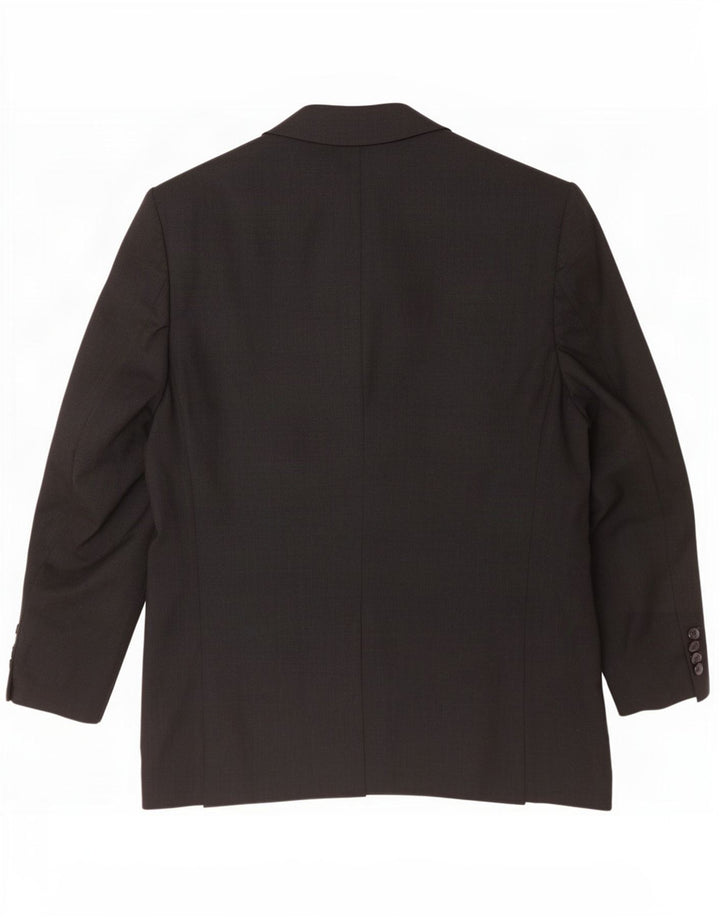 Marks & Spencer Giacca blazer a 3 bottoni da uomo UK 42 Large Grey Poliestere